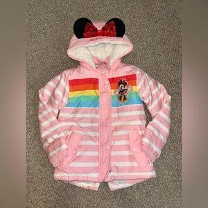 Girls Disney Minnie Mouse Winter Jacket
